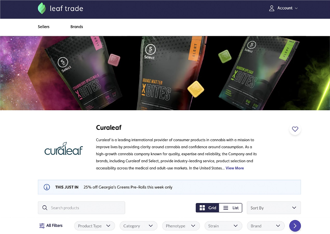 Cannabis Platform Leaf Trade Moves into New Markets as Gross Merchandise Value Expands