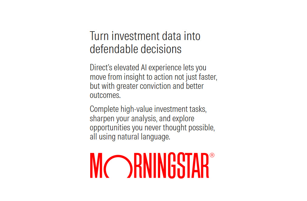 Morningstar Expands Its AI Efforts