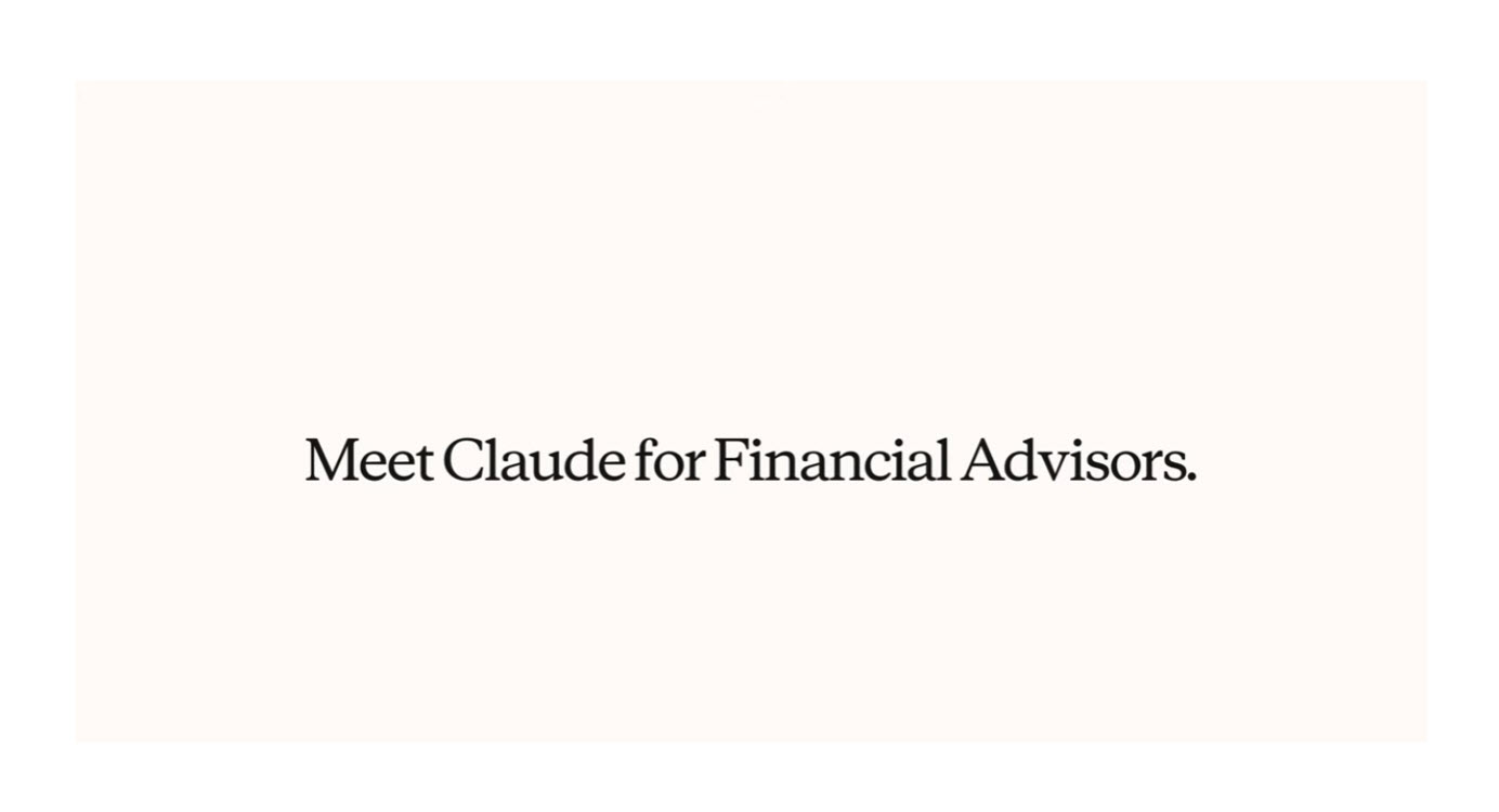 Financial Advisors Can Use Claude