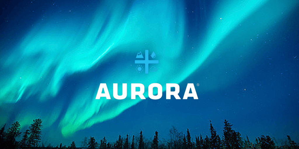 Aurora night sky