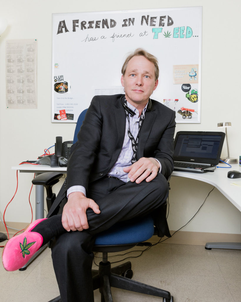 Bruce Linton, CEO of Canopy Growth (Courtesy of Richmond Lam of The Walrus)