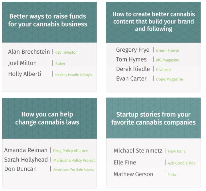 Cannabis Entrepreneur Summit Panels