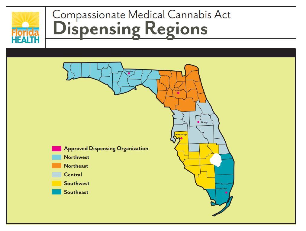 Florida CBD Map