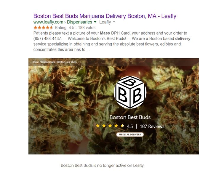 Leafly Boston Best Buds