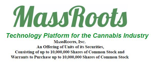 MassRoots-MSRT-Stock-Offering